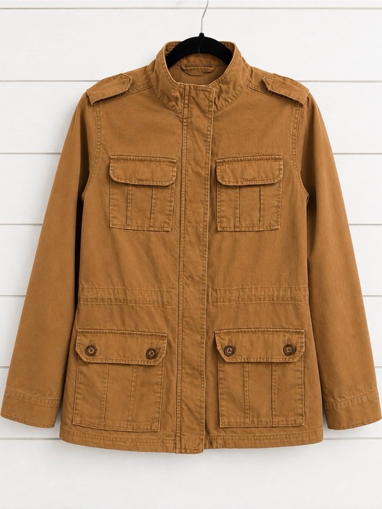 Merona Jackets & Blazers - Women’s Small Merona Utility Field Jacket – Brown/Tan